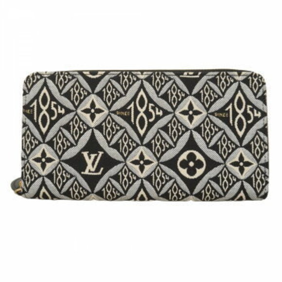 Louis Vuitton Monogram Jacquard Zippy Wallet Gray - Picture 1 of 8
